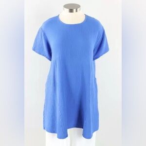 bryn Walker Blue Tunic Top